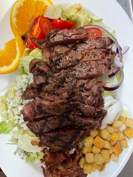 Steak Salad Plate at JP's Bistro Martinez CA